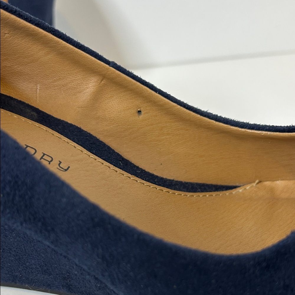 CL by Laundry Dark Blue Wedges 5.5 - Picture 8 of 11